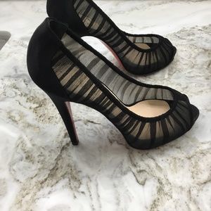 Christian Louboutin Ambrosina 120 Crepe Satin Heel